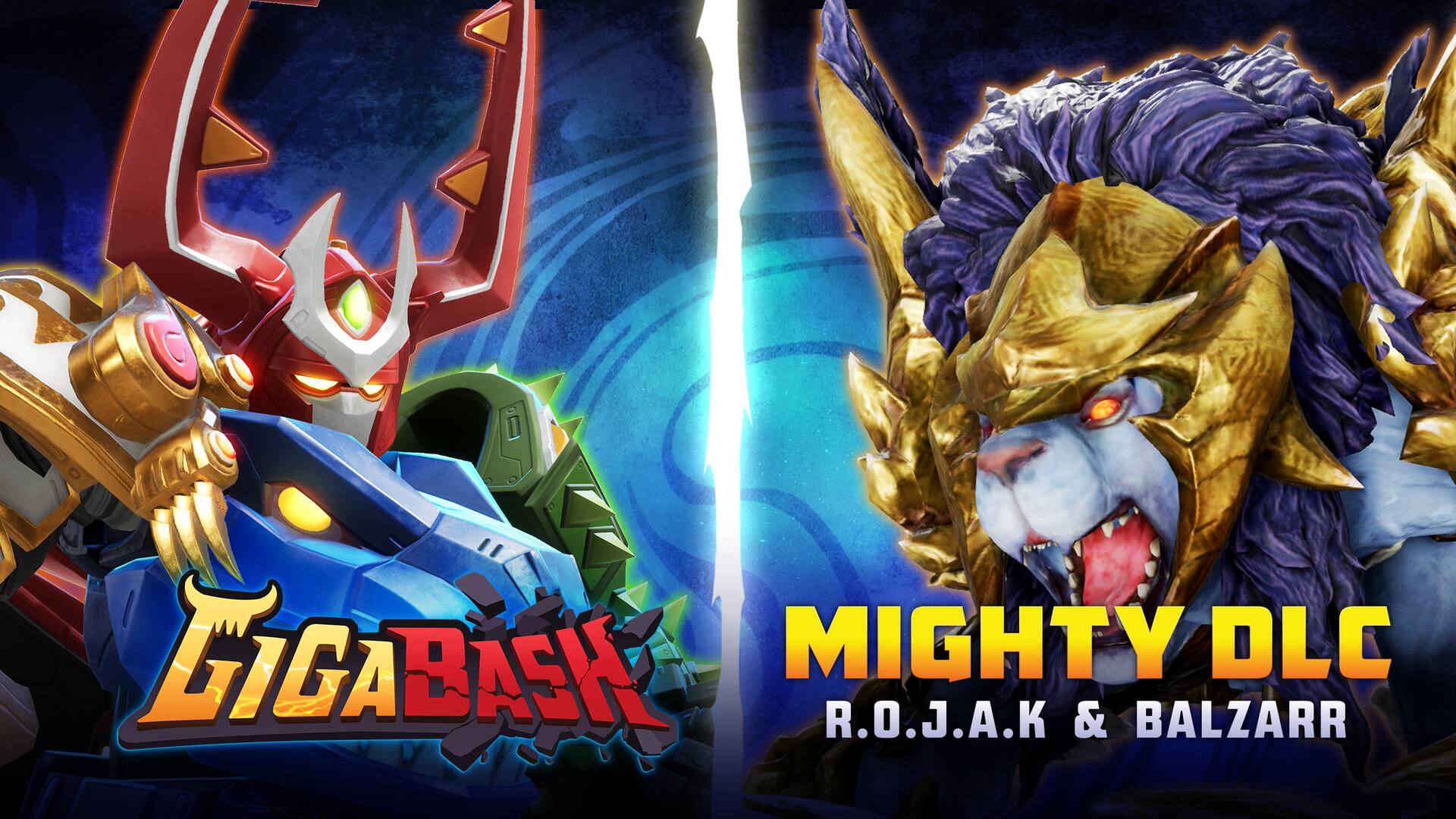 GigaBash - Mighty DLC: R.O.J.A.K & Balzarr