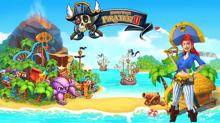 match three pirates 2 vertical card thumbnail