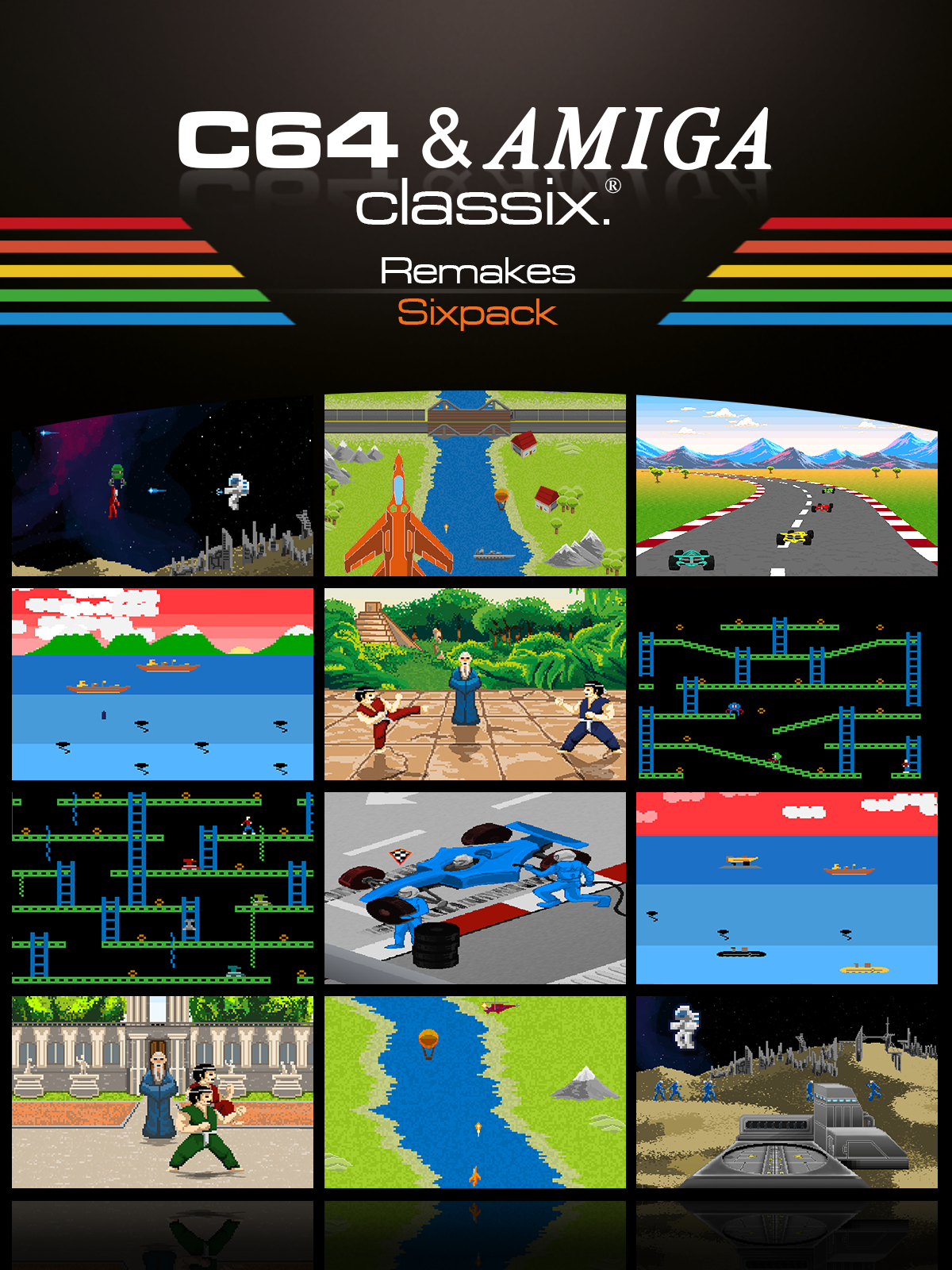C64 & AMIGA Classix Remakes Sixpack