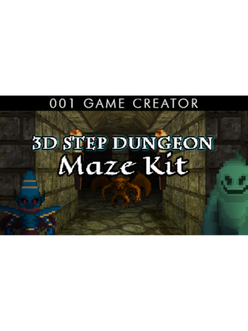001 Game Creator - 3D Step Dungeon Maze Kit