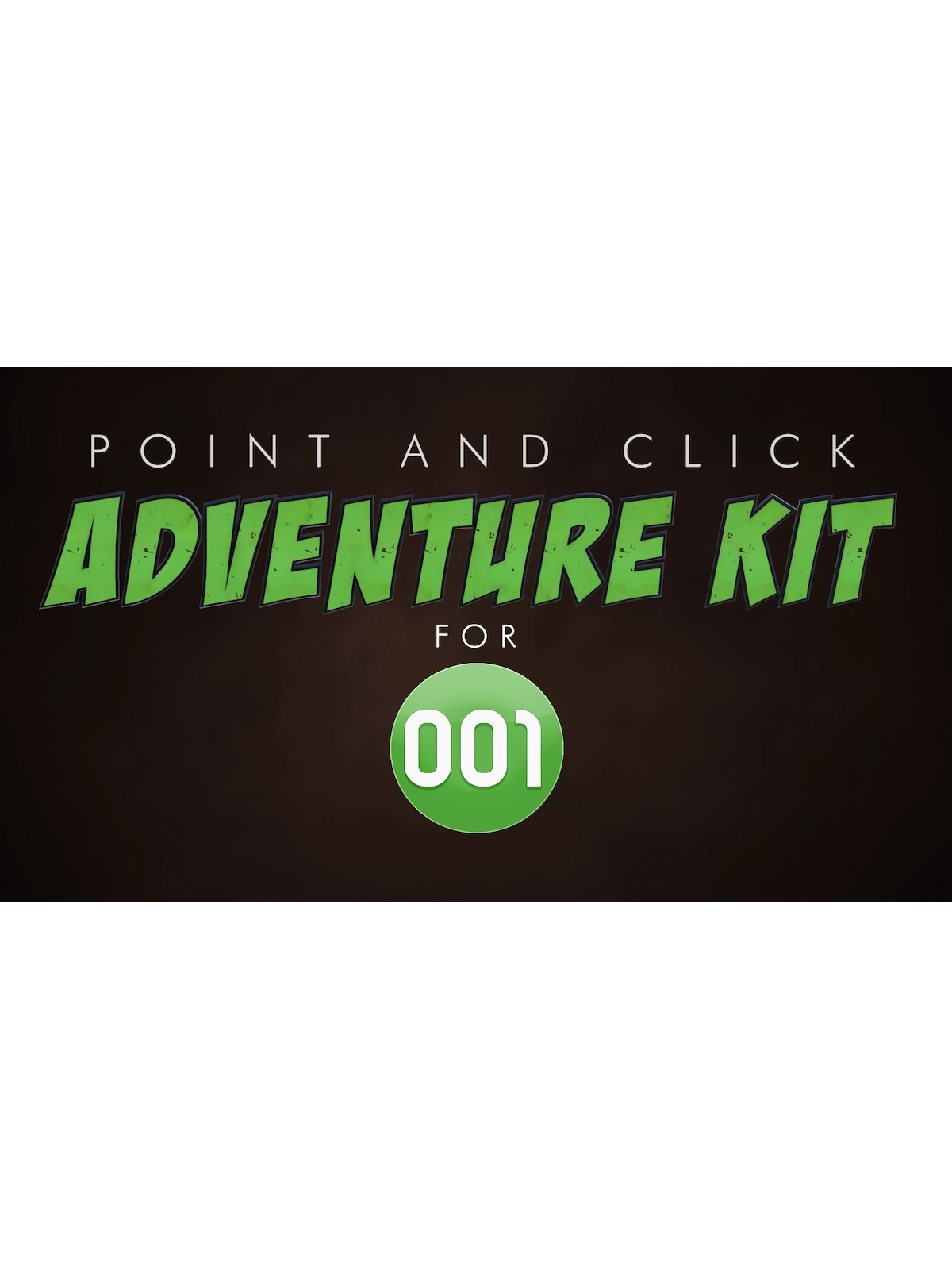 001 Game Creator - Point & Click Adventure Kit