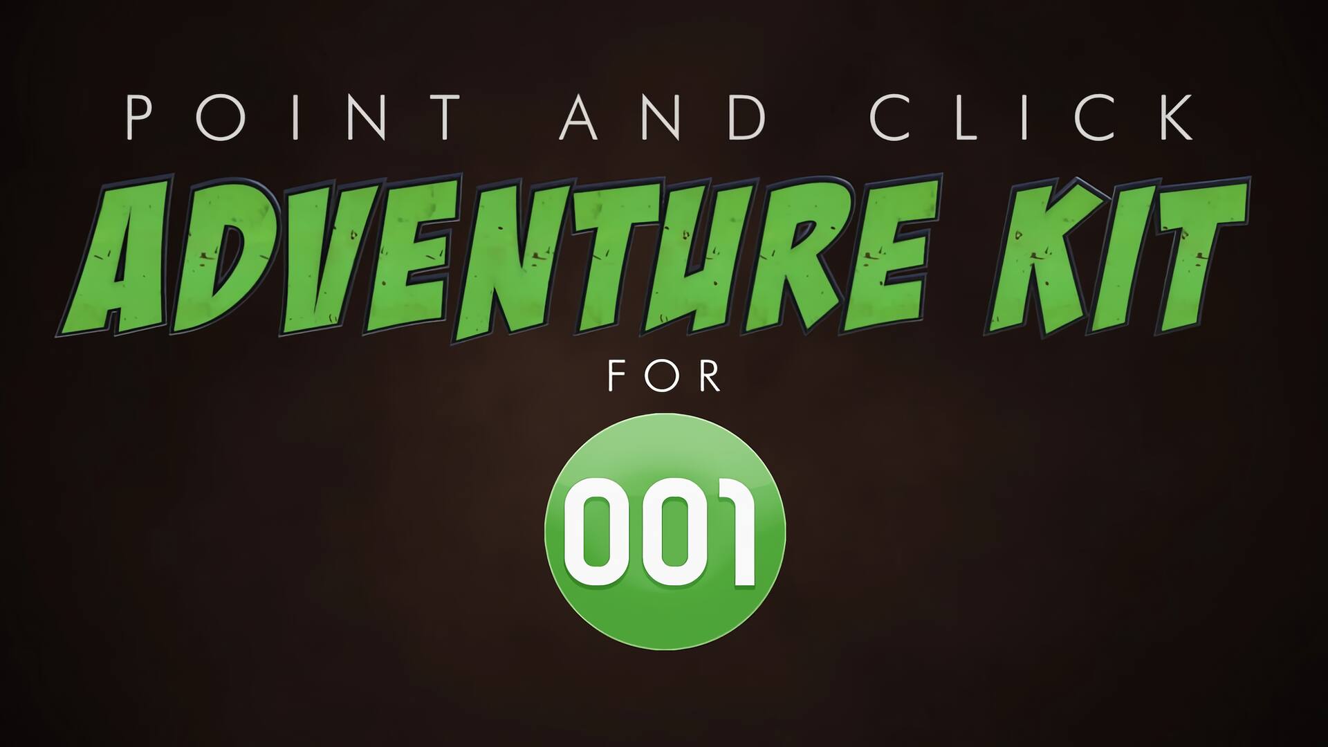 001 Game Creator - Point & Click Adventure Kit