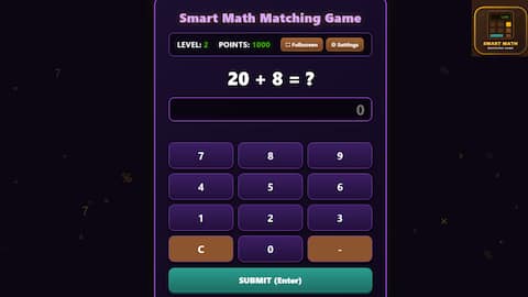 Smart Math: Matching Game