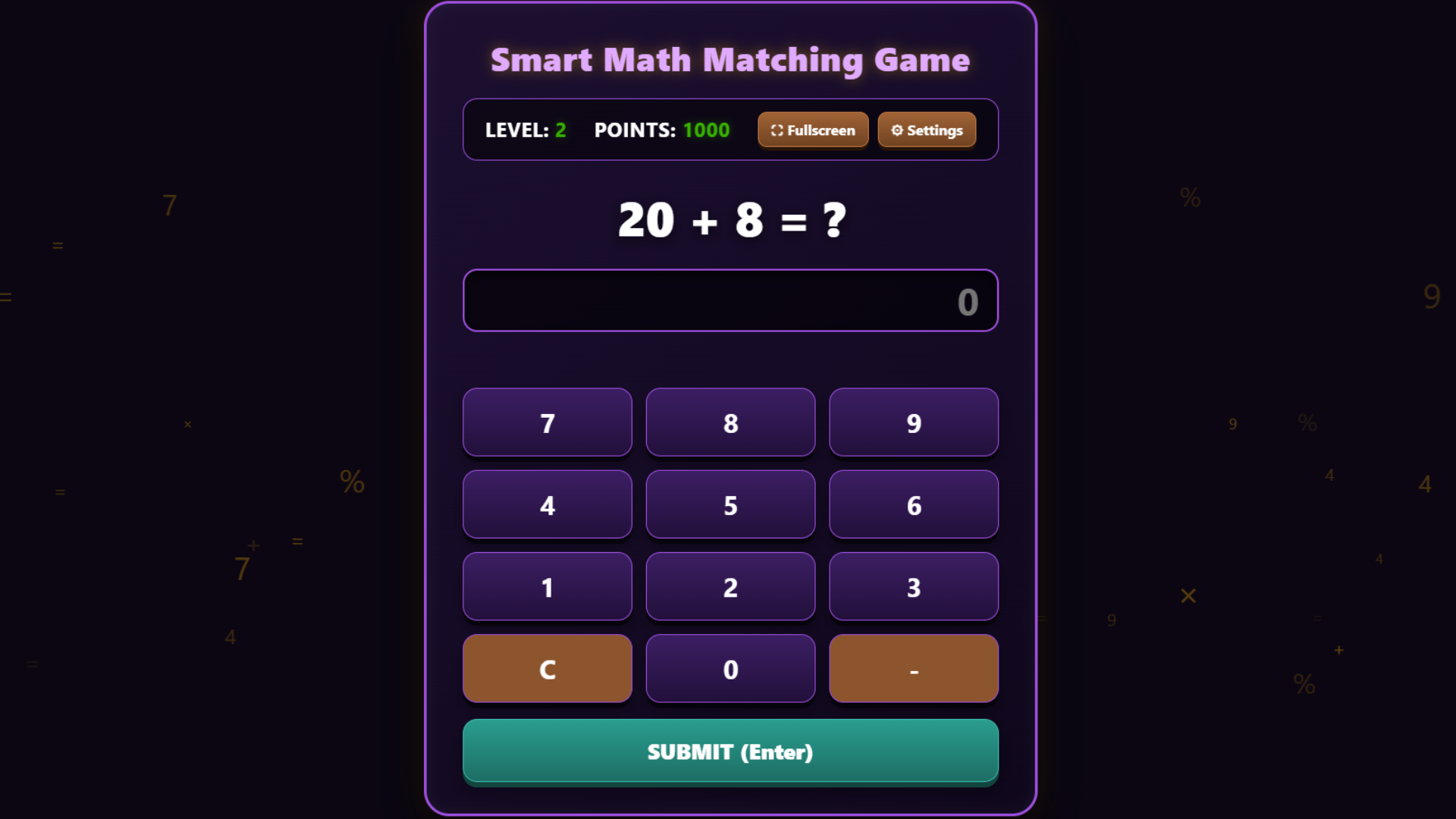 Smart Math: Matching Game-1gchp