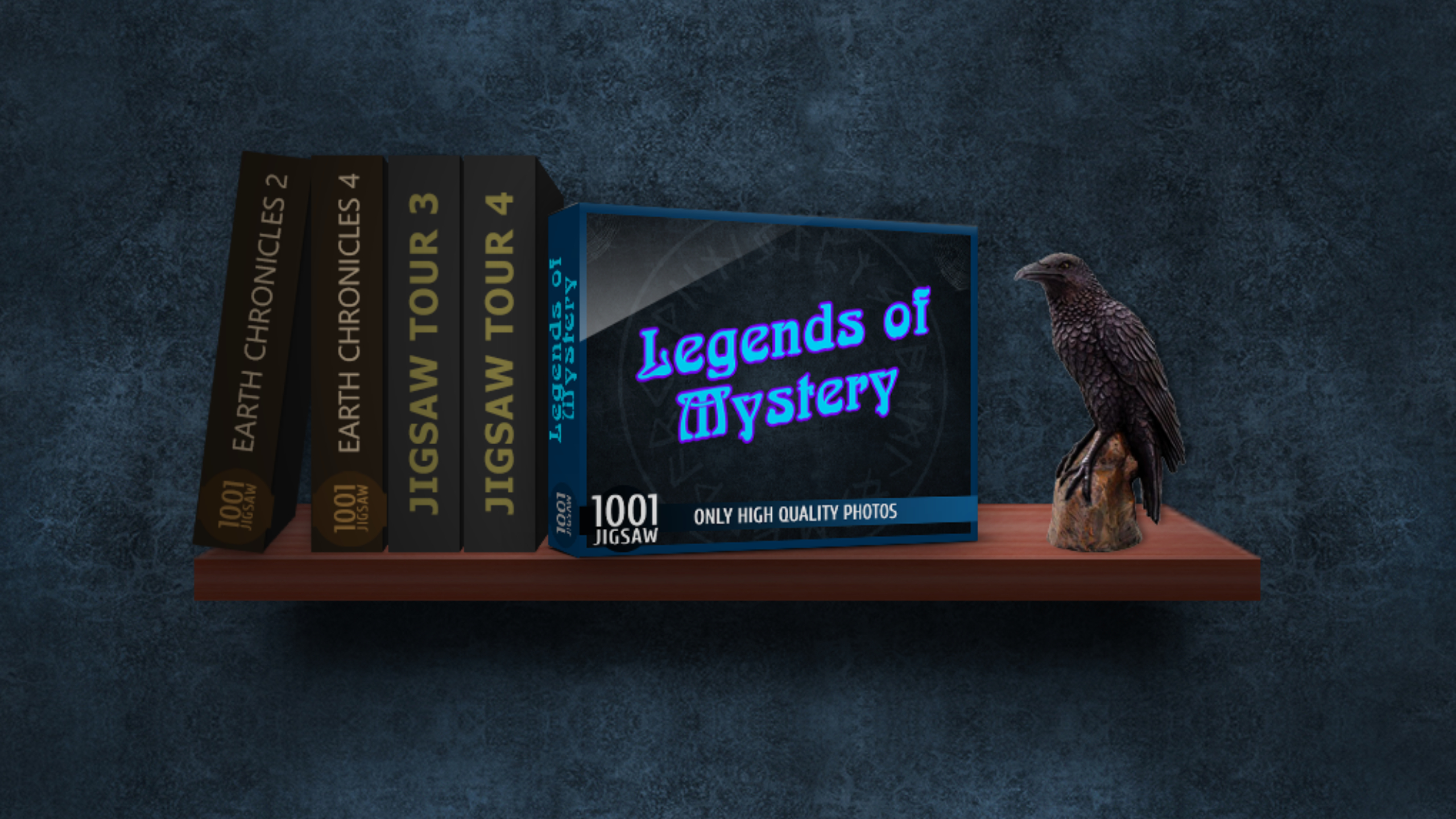 1001 jigsaw. legends of mystery vertical card thumbnail