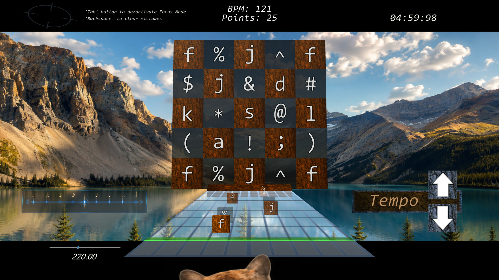 RhythmicTypeX screenshot 1