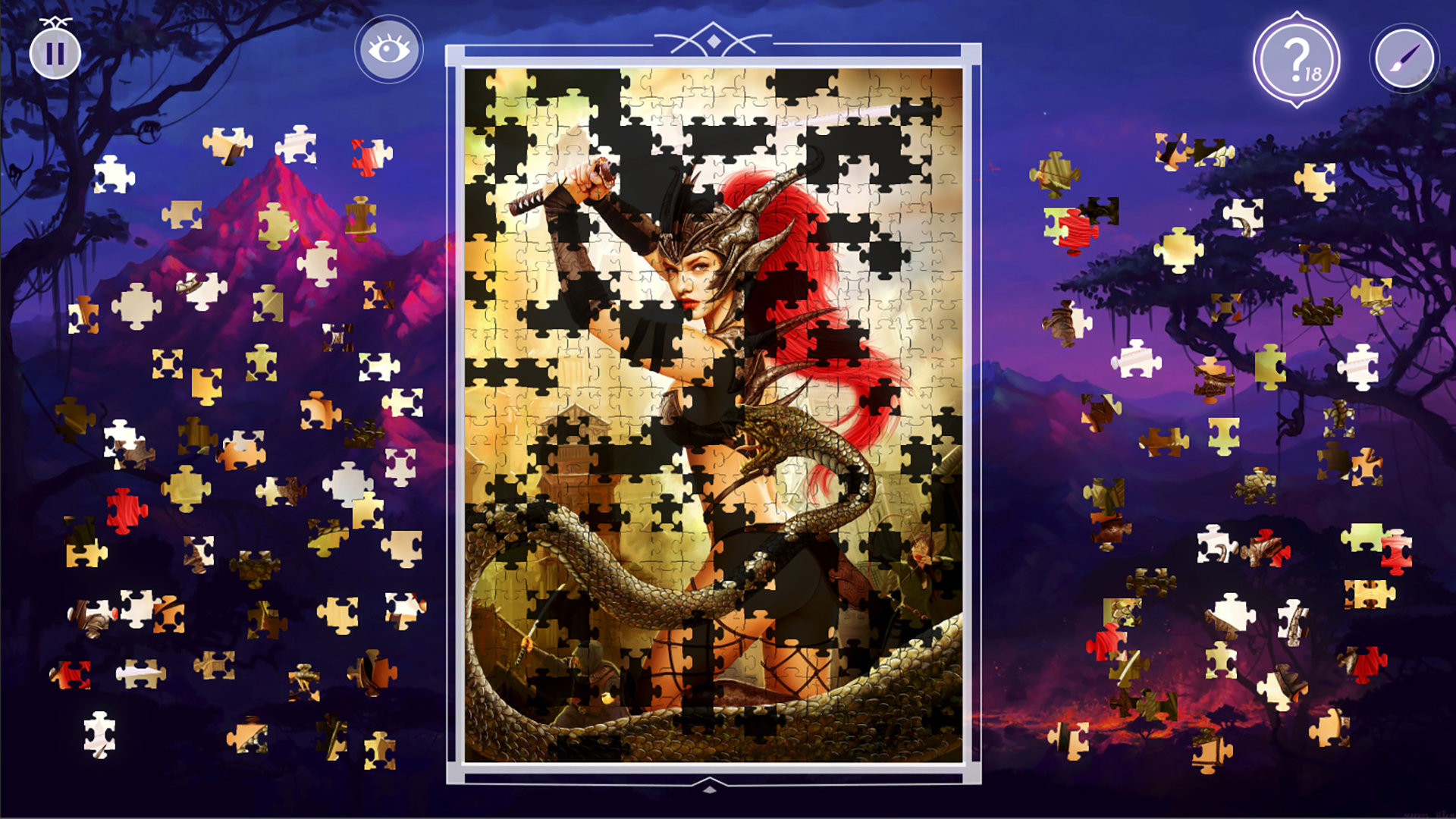 Dark Fantasy 2 Jigsaw Puzzle-197xj