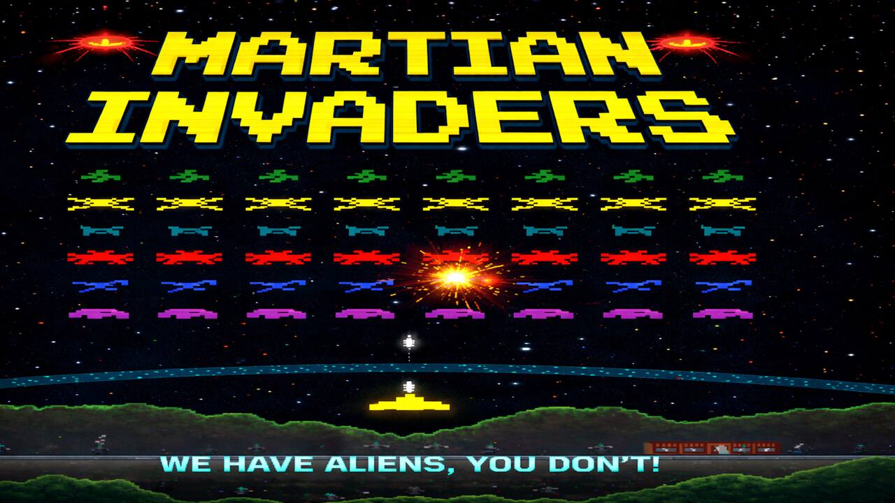 Martian Invaders Xbox gameplay screenshot 1 of 1
