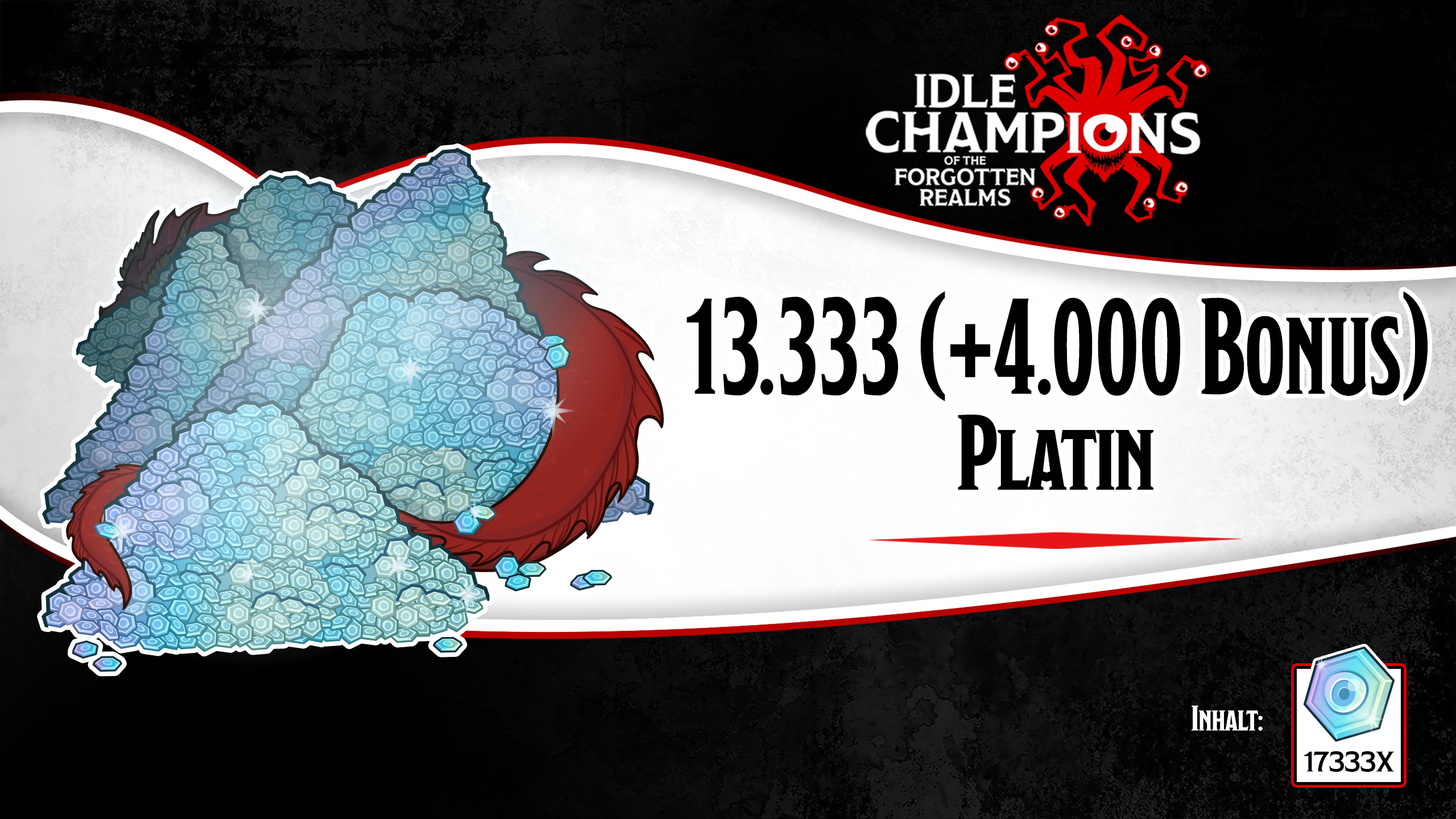 Idle Champions of the Forgotten Realms 13,333 (+4,000 Bonus) Platinum Offer