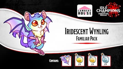Iridescent Wynling Familiar Pack