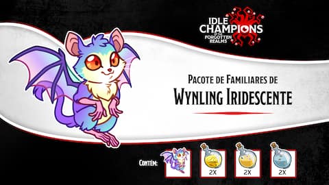 Pacote de Familiares de Wynling Iridescente