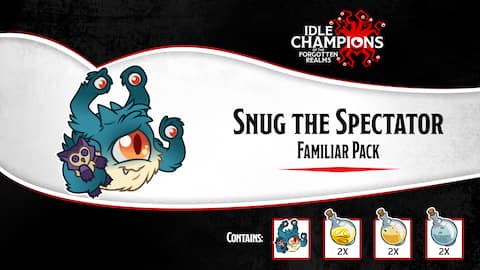 Snug the Spectator Familiar Pack