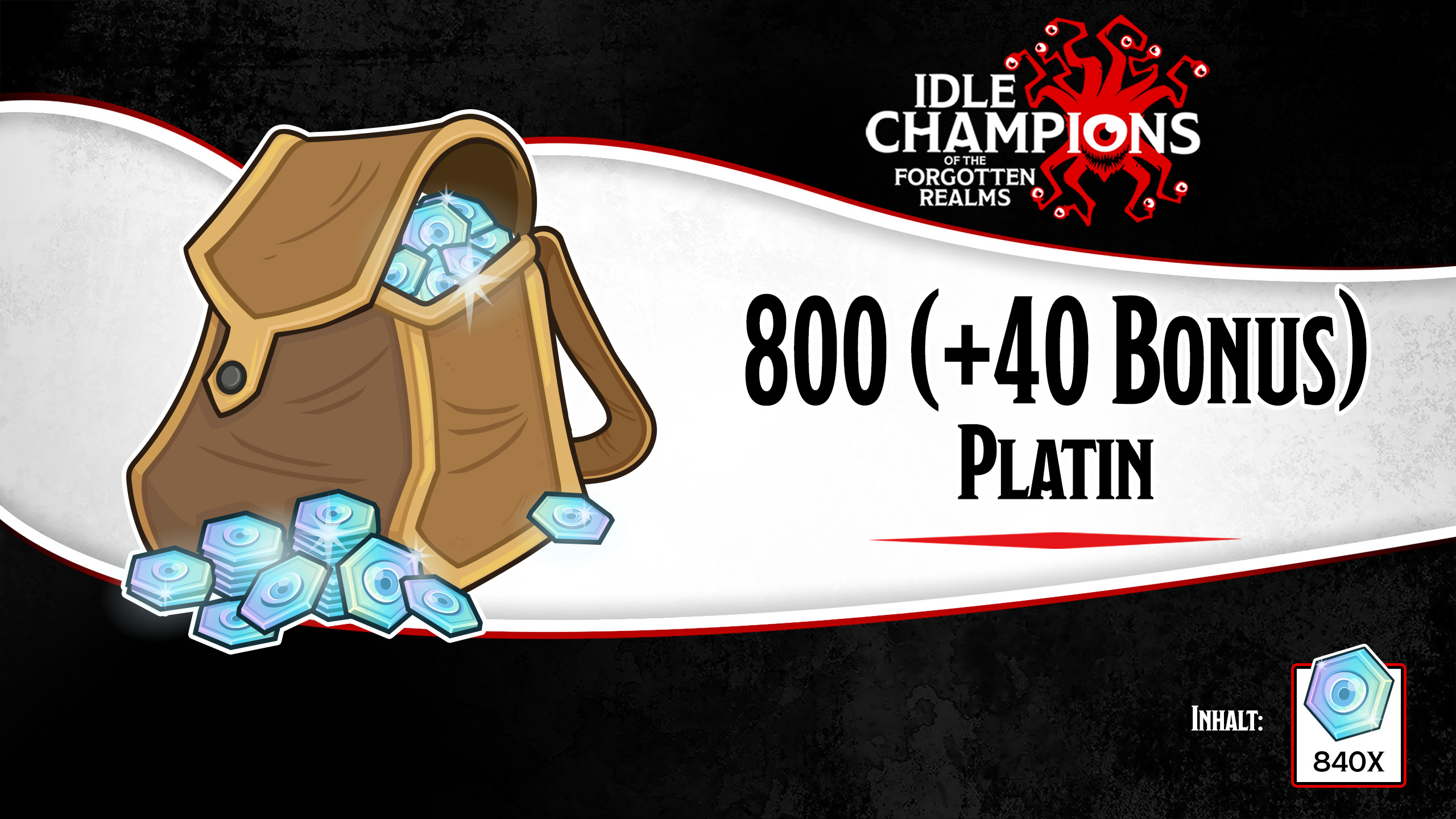 Idle Champions of the Forgotten Realms 800 (+40 Bonus) Platinum Offer