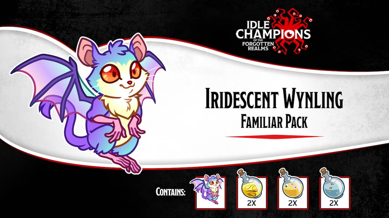 Iridescent Wynling Familiar Pack
