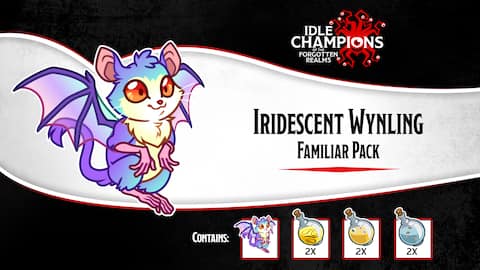 Iridescent Wynling Familiar Pack