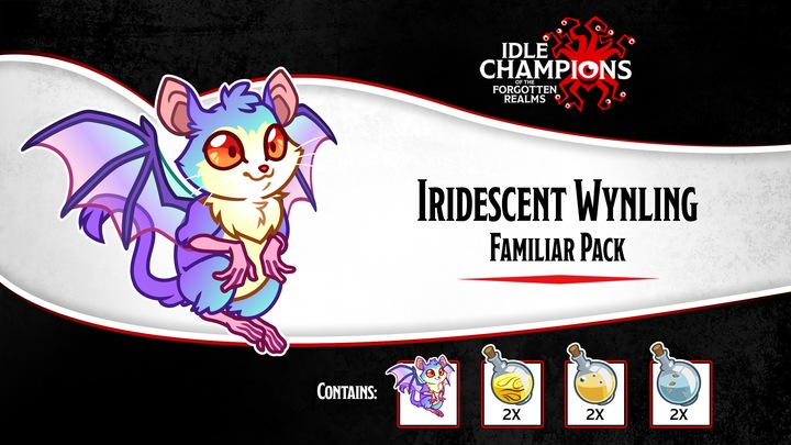 Iridescent Wynling Familiar Pack