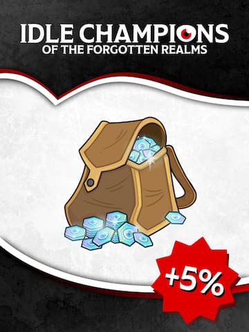 Download Idle Champions of the Forgotten Realms 800 (+40 Bonus) Platinum Offer