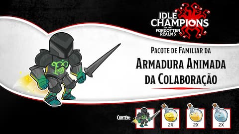Pacote de Familiar da Armadura Animada da Colaboração