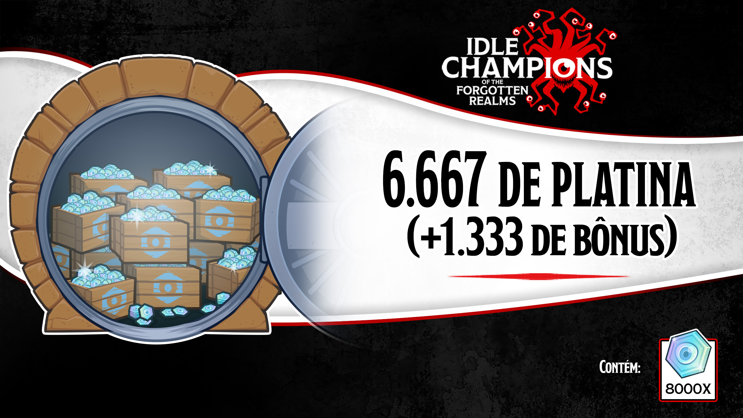 Idle Champions of the Forgotten Realms 6,667 (+1,333 Bonus) Platinum Offer