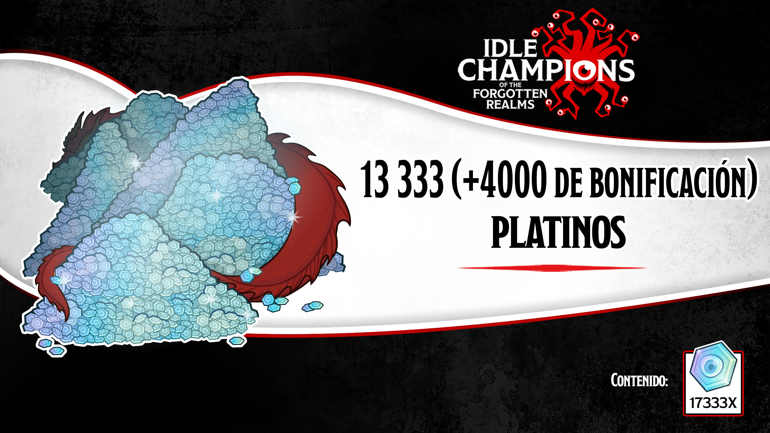 Idle Champions of the Forgotten Realms 13,333 (+4,000 Bonus) Platinum Offer