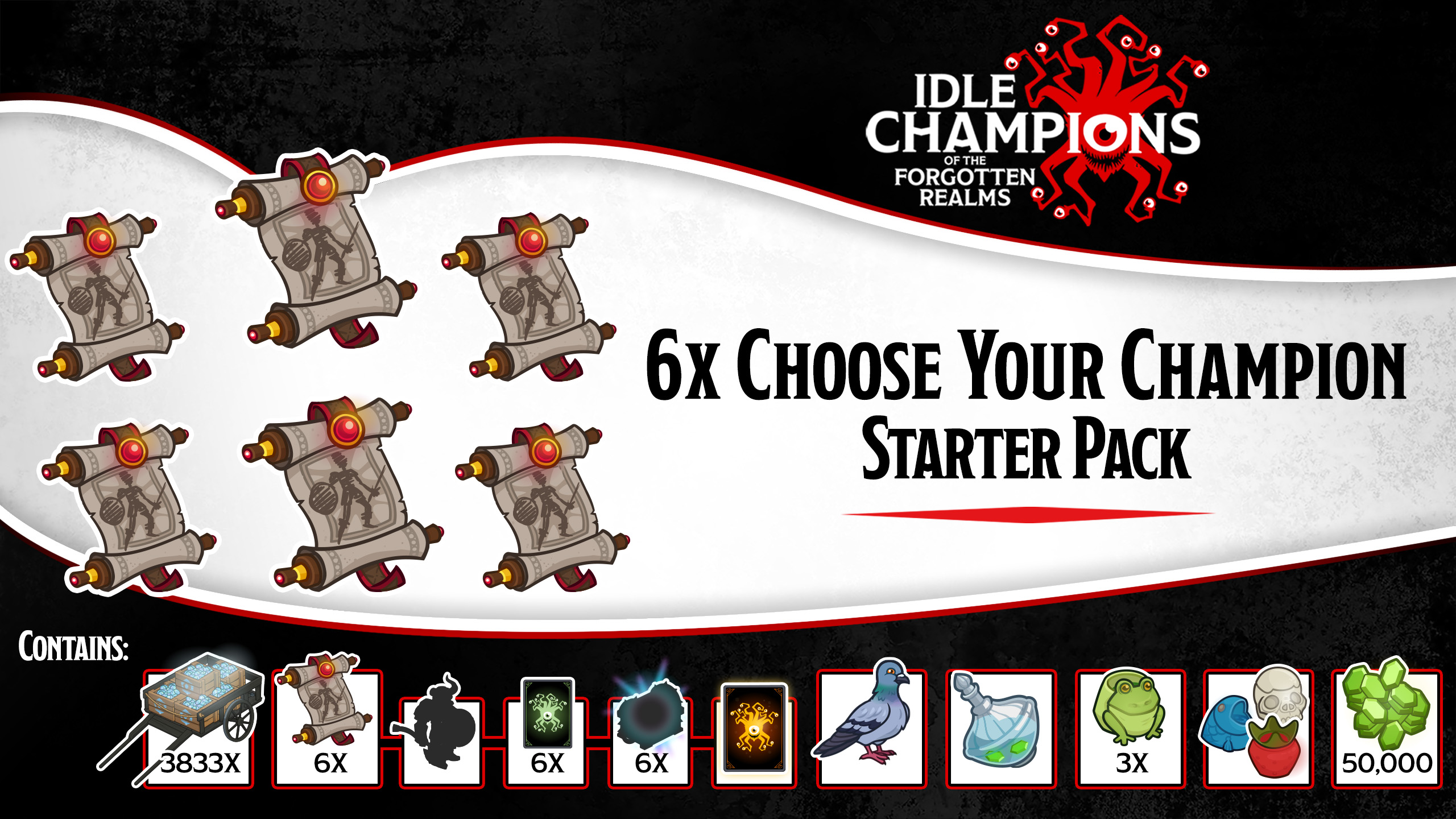 6x Choose Your Champion Starter Pack