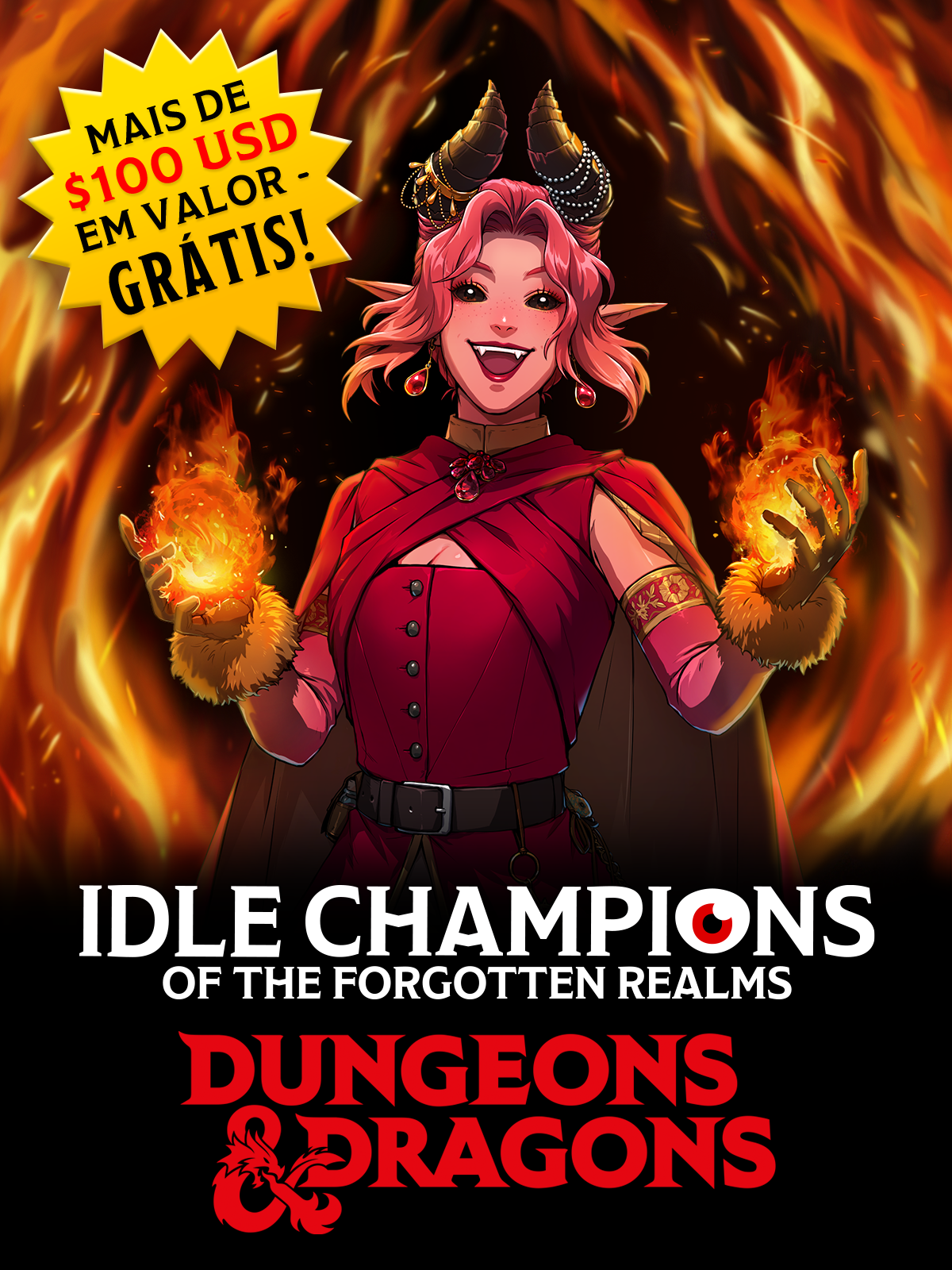 Idle Champions of the Forgotten Realms de graça na Epic Games até 13/11/2025