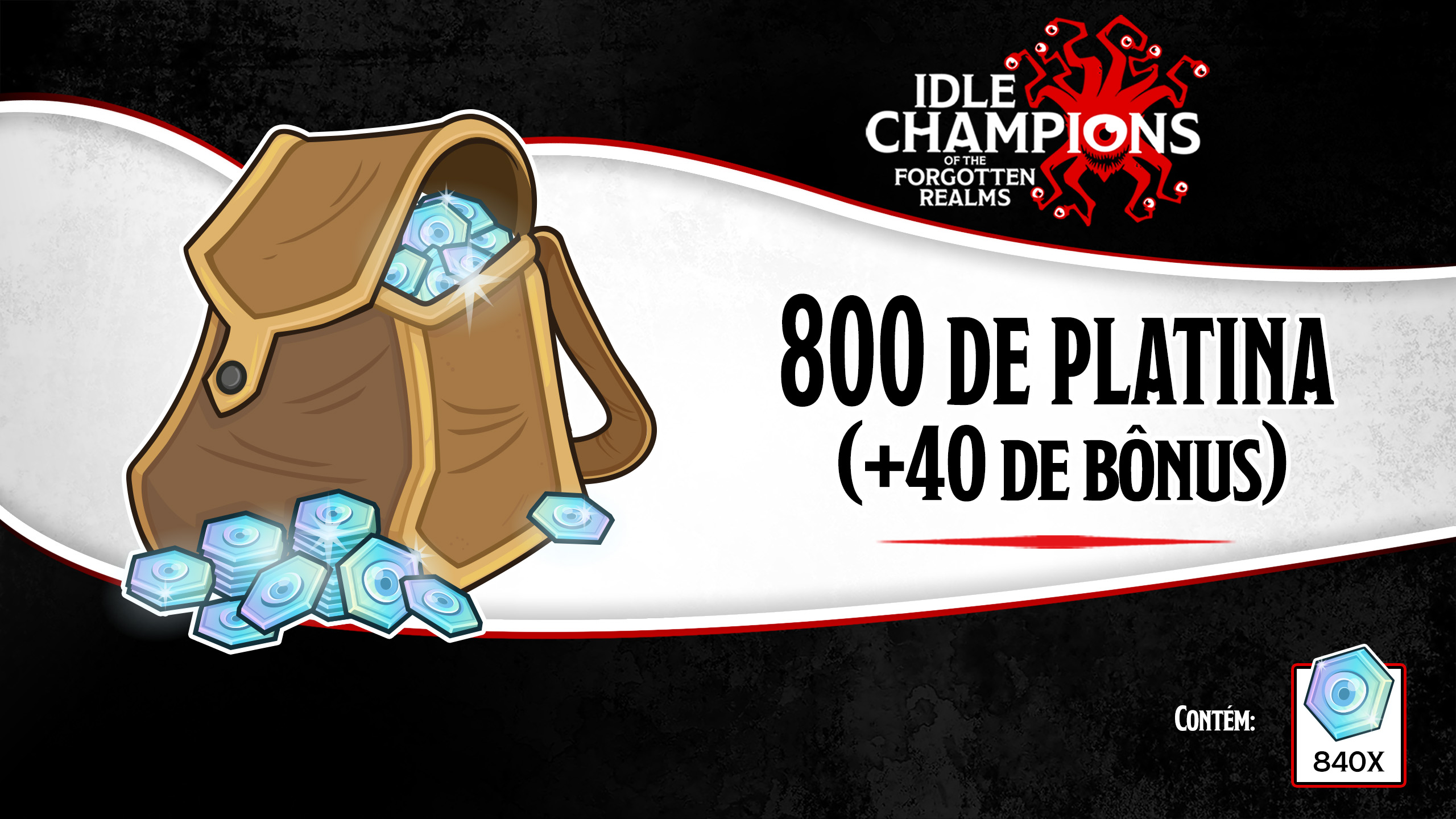 Idle Champions of the Forgotten Realms 800 (+40 Bonus) Platinum Offer