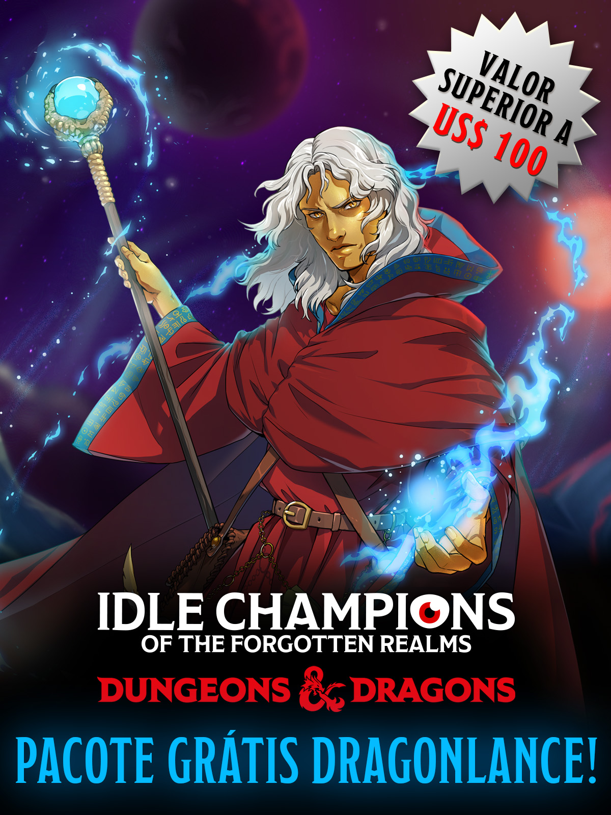 Idle Champions of the Forgotten Realms de graça na Epic Games até 12/03/2026