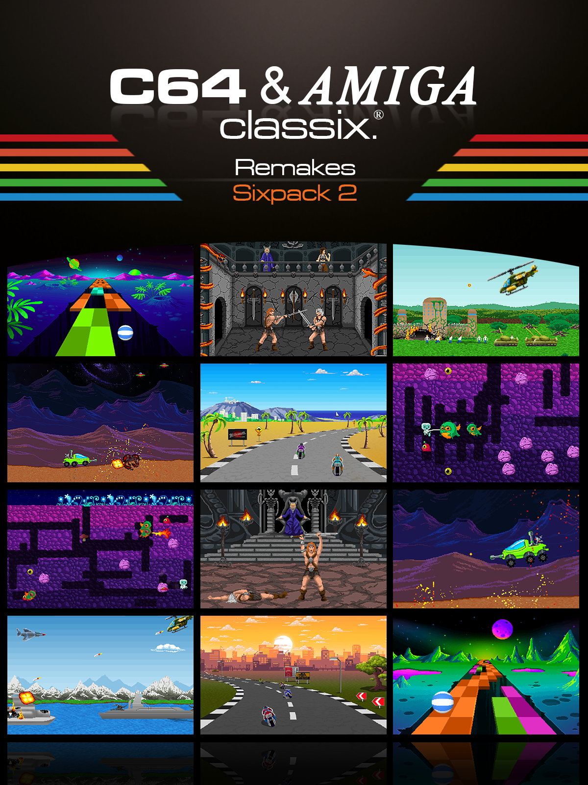 C64 and AMIGA Classix Remakes Sixpack 2