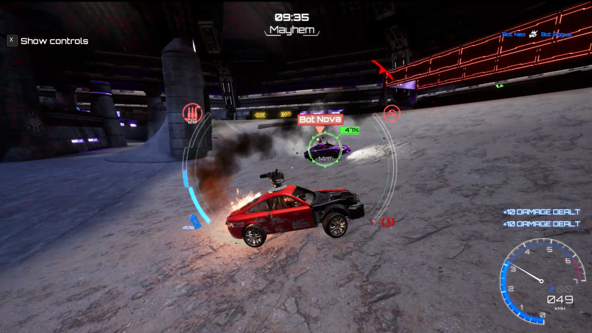 Chaos on Wheels: Online-ekoso