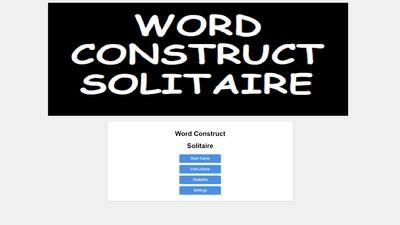Word Construct Solitaire