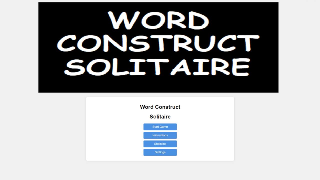 Word Construct Solitaire PC gameplay screenshot 1 of 1