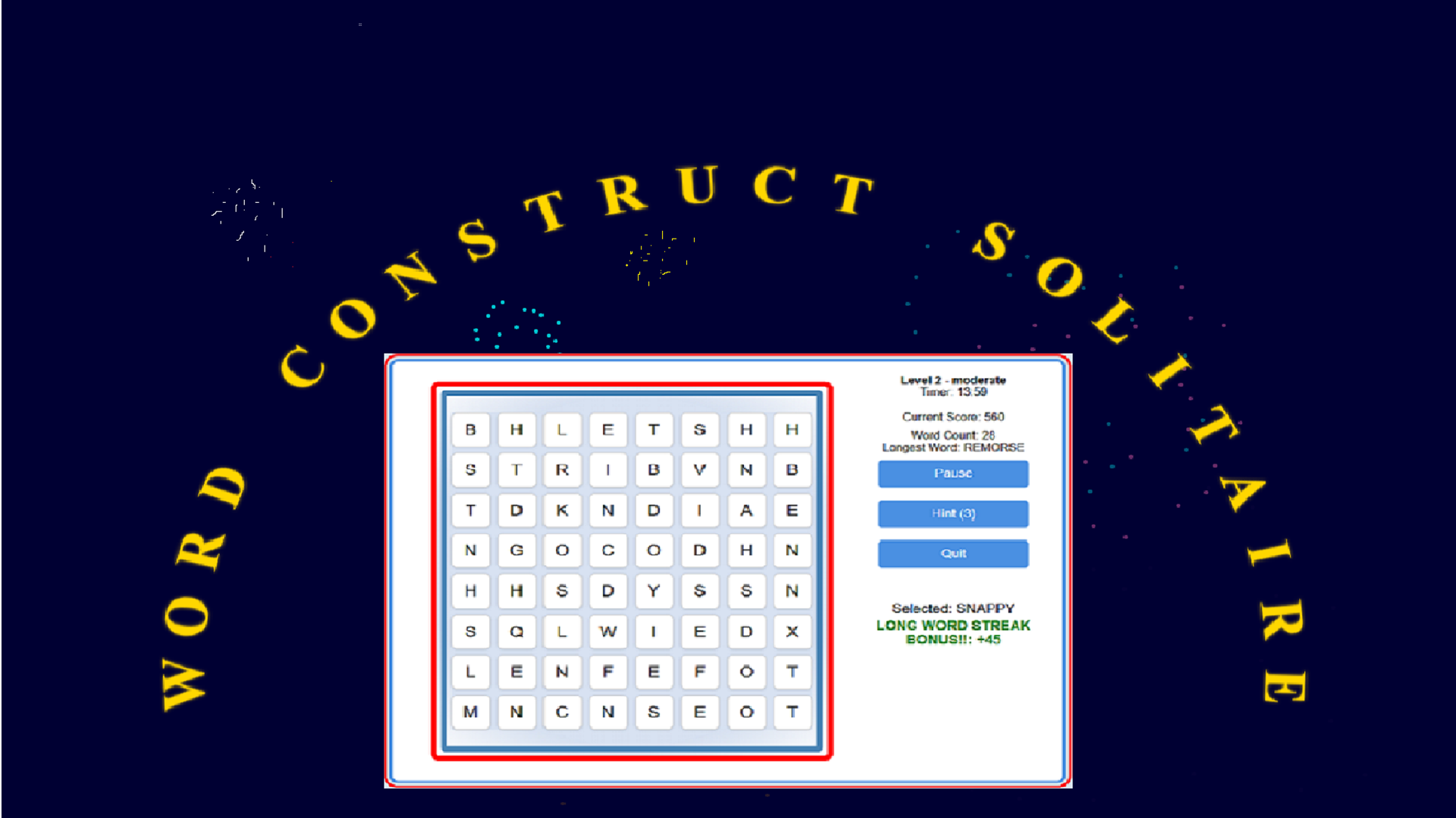 Word Construct Solitaire-jgpkd
