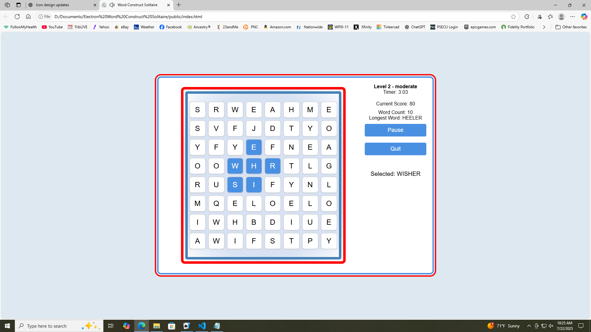 Word Construct Solitaire-jso8v
