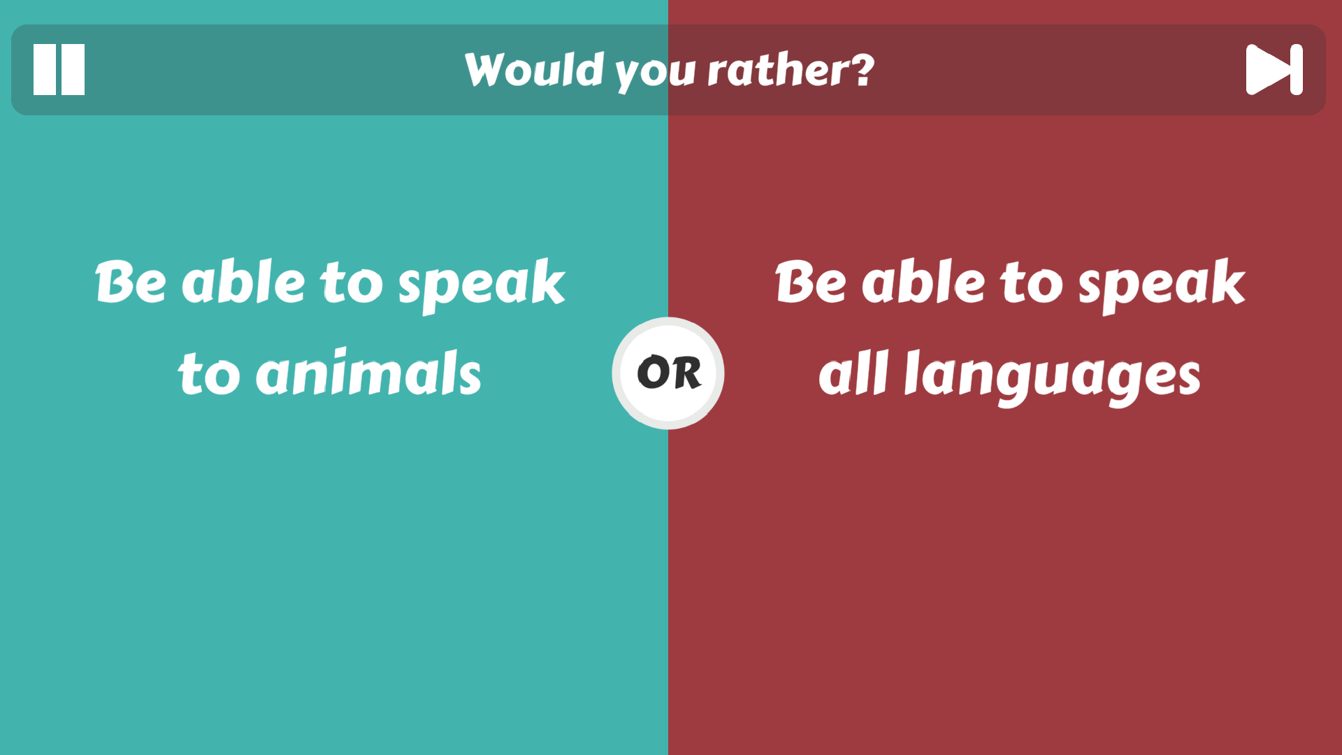Choice Clash: What Would you Rather-1txr4