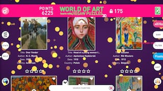 WORLD OF ART - learn with JIGSAW PUZZLES screenshot 1