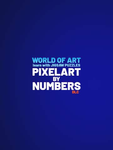 WORLD OF ART JIGSAW PUZZLES: PIXELART BY NUMBERS