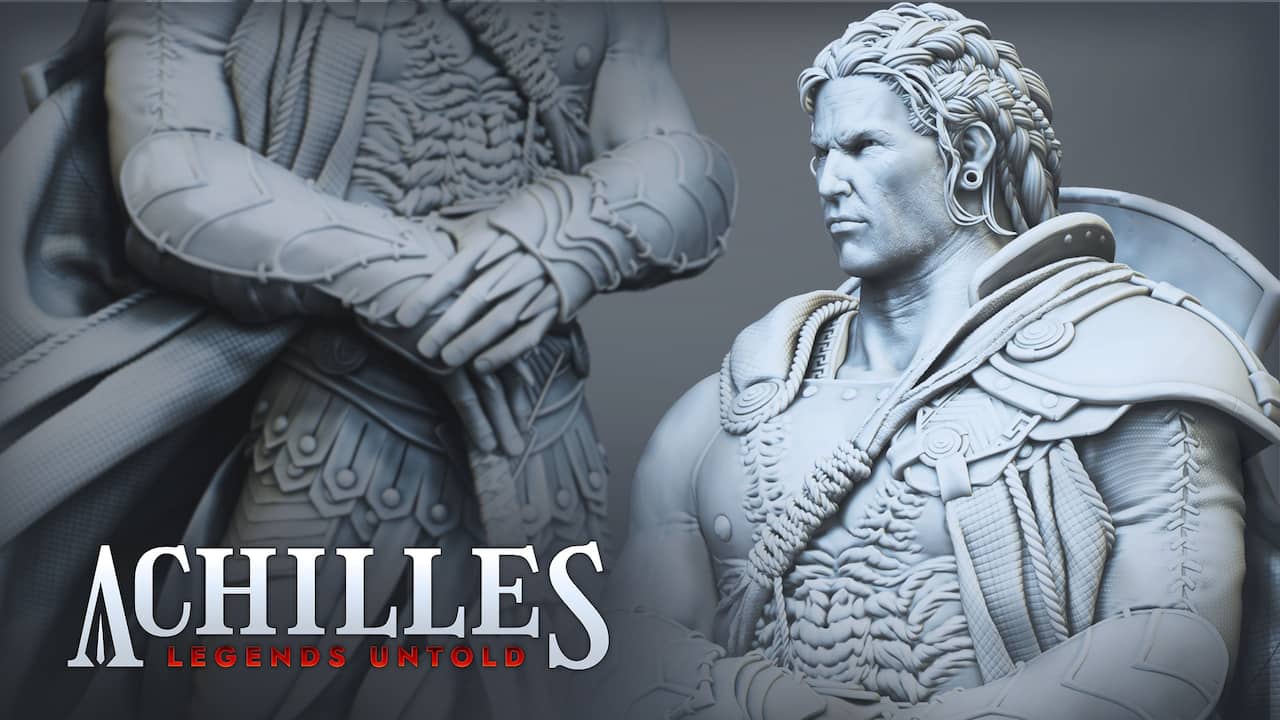 Achilles: Legends Untold - Mythic Hero 3D Figurine 2.0