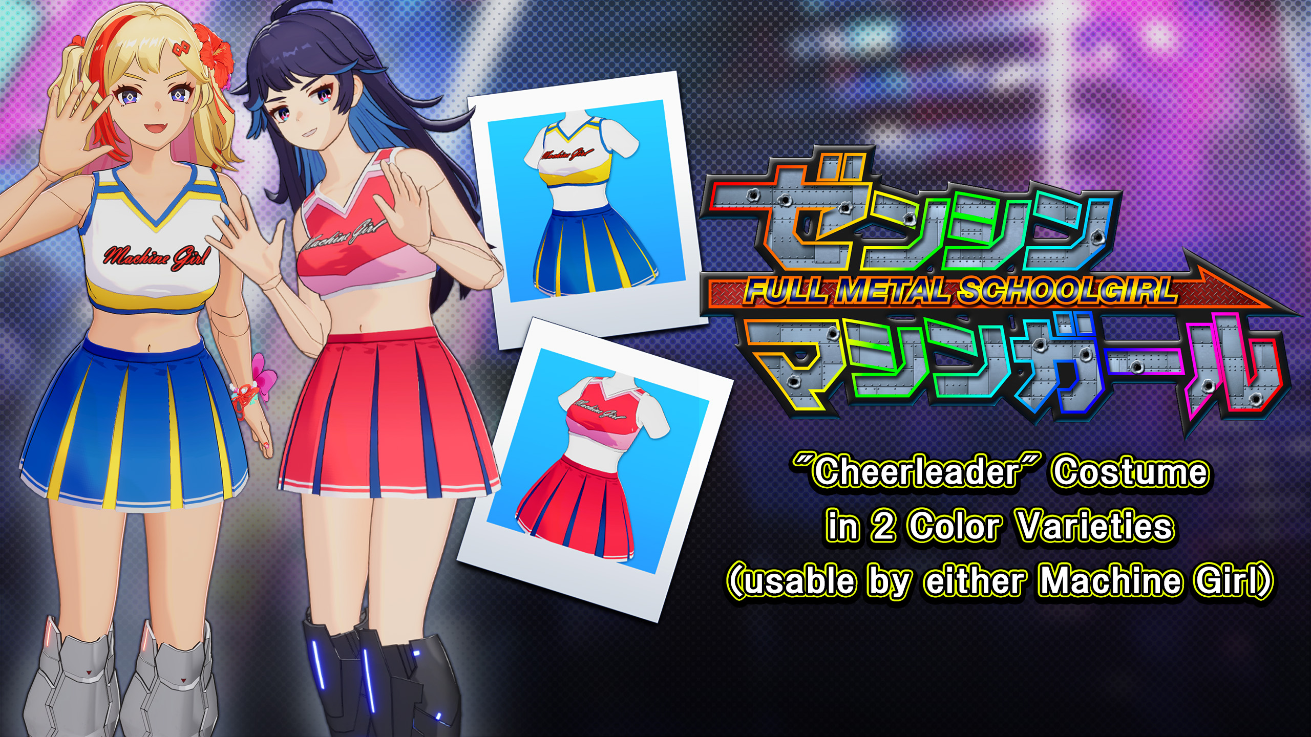 【Cheerleader Costume】 Refreshing Cheerleader Akemi - OfferImageWide