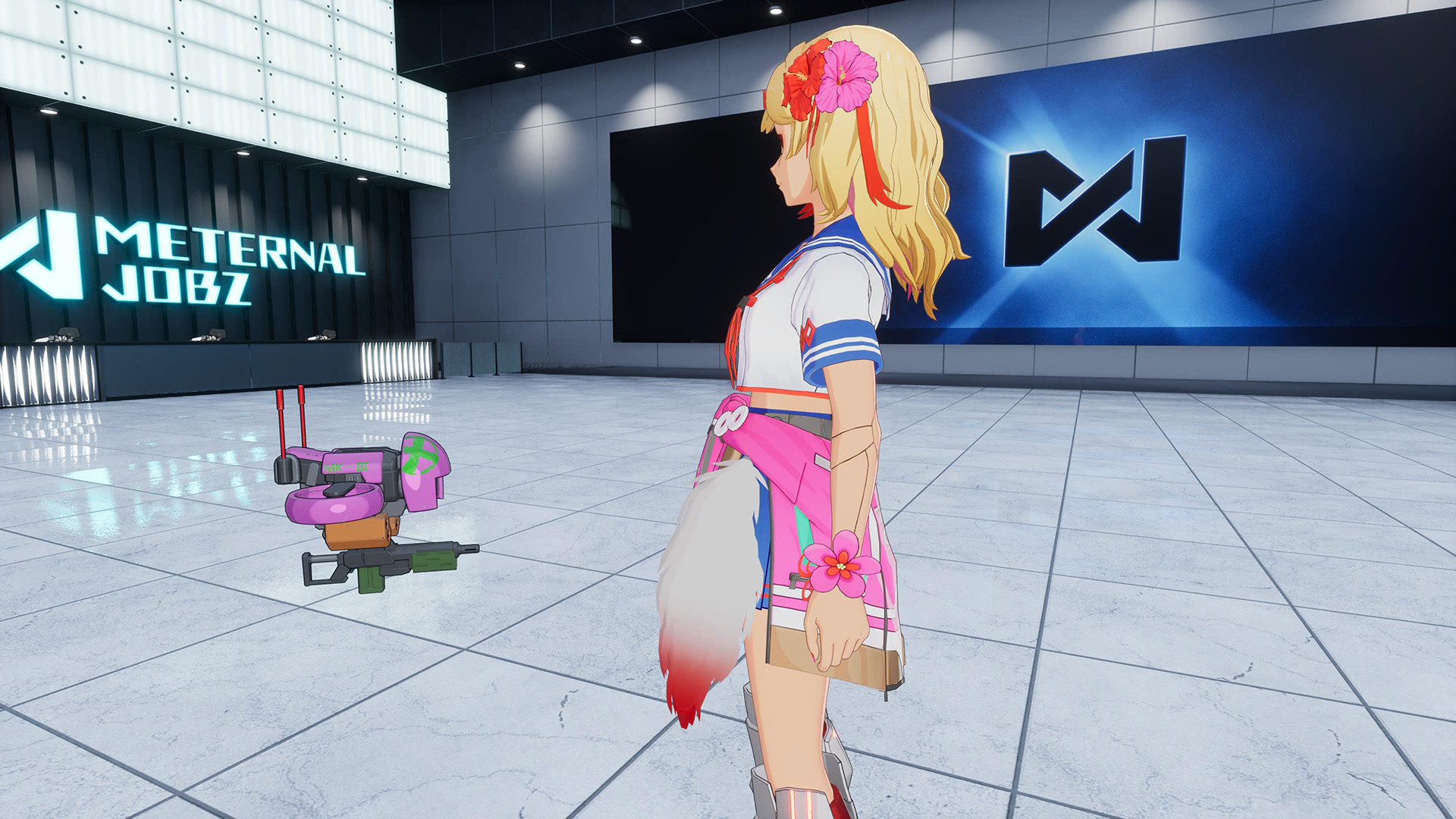 【Accessory: "Fox Tail"】Red-Tipped White Fox - featuredMedia