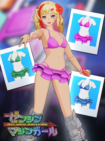 Ryoko Costume: "Cute Bikini" in 3 Color Varieties