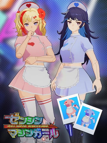【Hot Nurse Costume】 Baby Blue Akemi