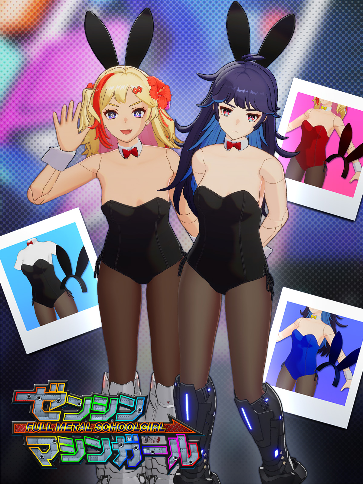 【Bunny Girl Costume】 Black Bunny Girl Akemi