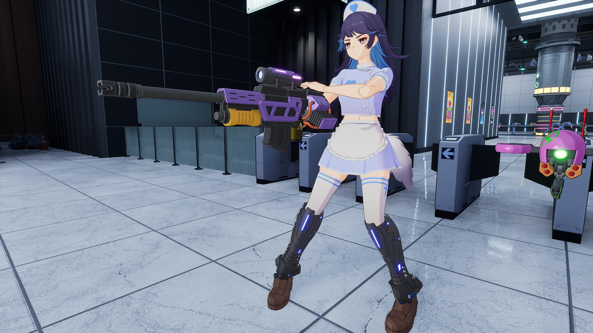 【Hot Nurse Costume】 Baby Blue Akemi - featuredMedia