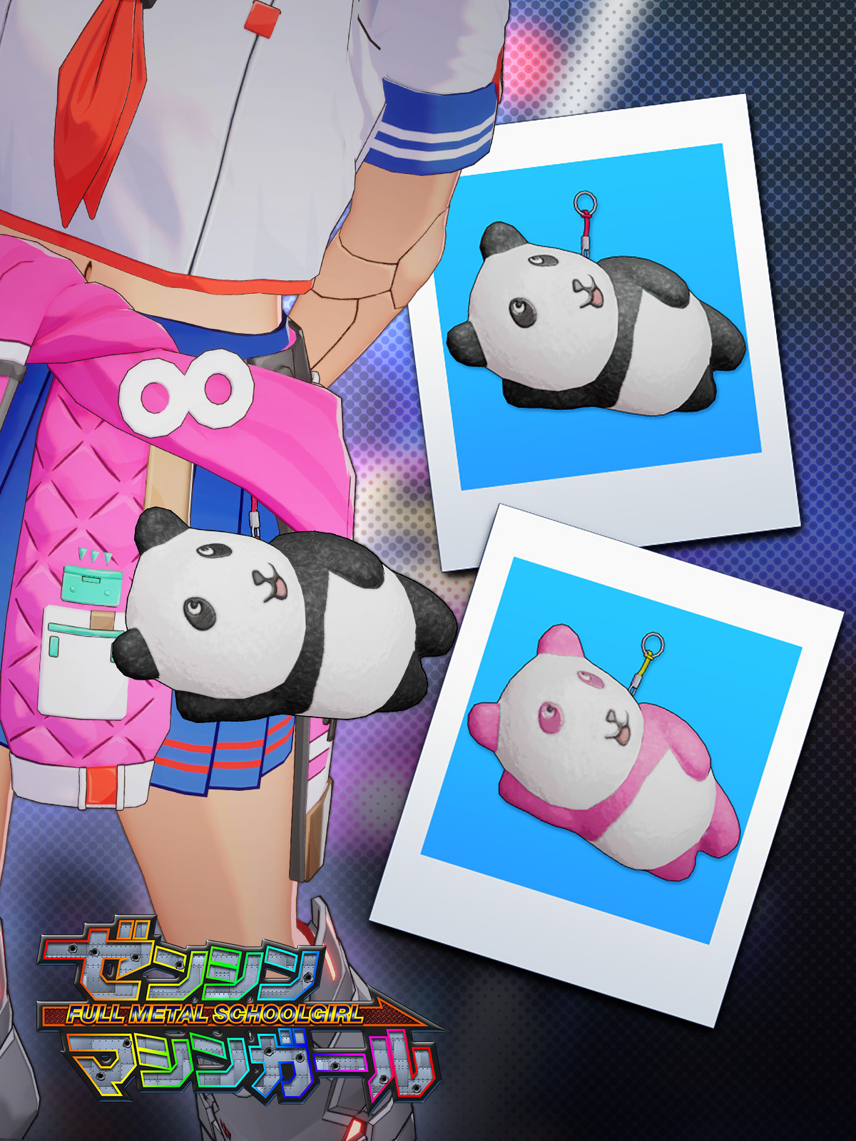 【Accessory: "Dopey Panda"】Pink
