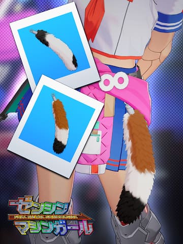 【Accessory: "Cat Tail"】Calico Cat