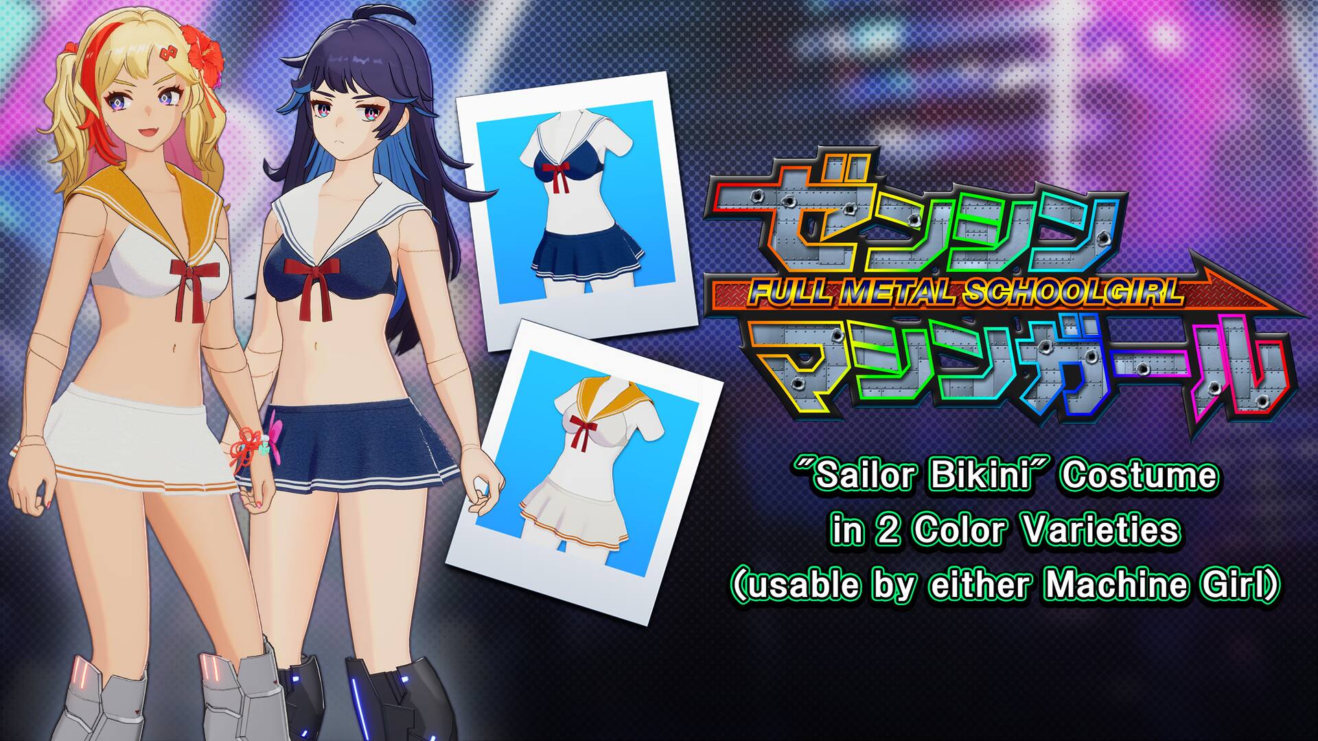 【Sailor Bikini Costume】 Navy Sailor Bikini Ryoko
