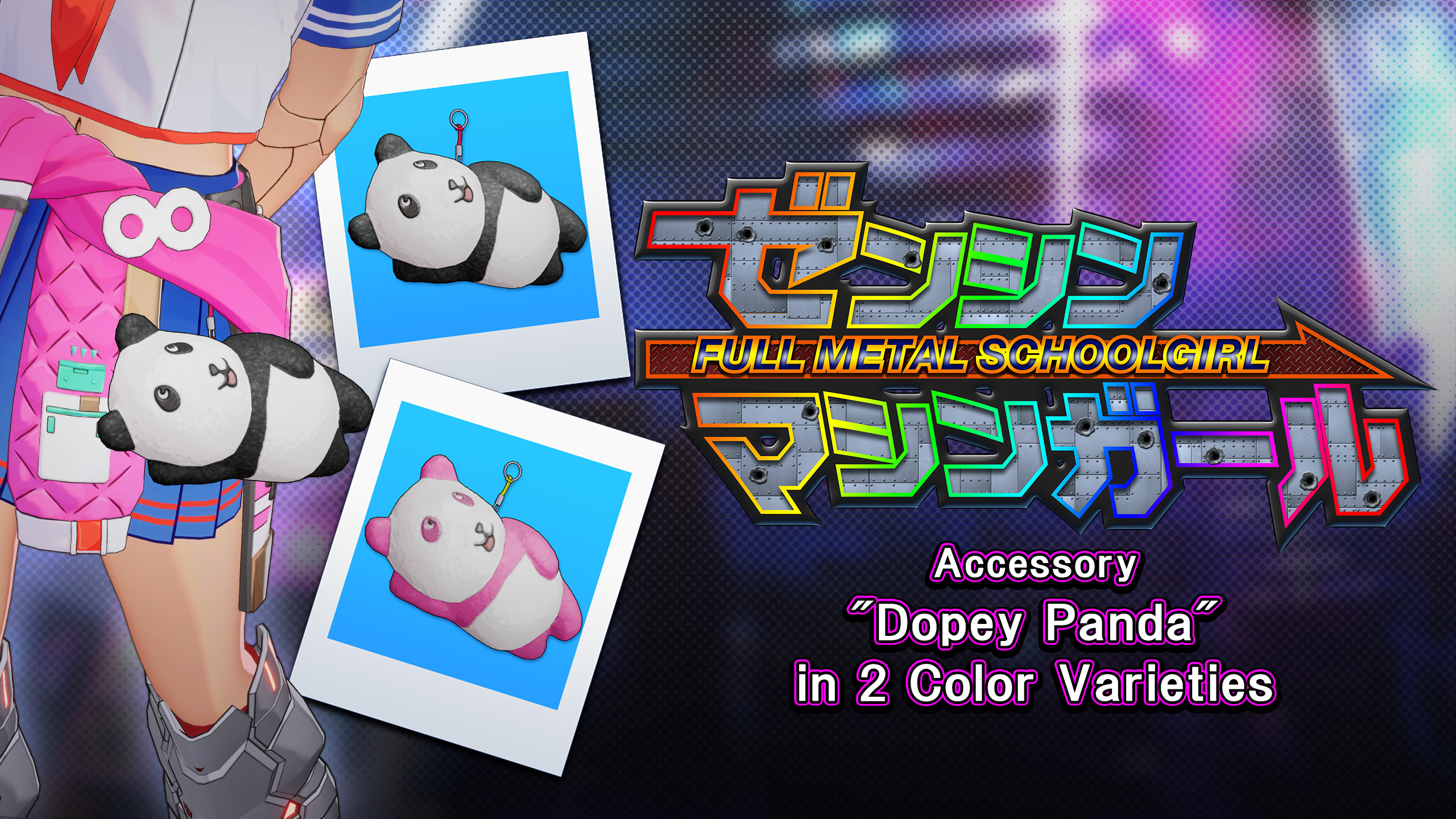 【Accessory: "Dopey Panda"】Pink