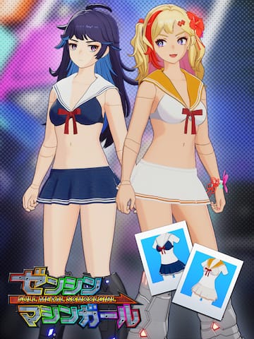 【Sailor Bikini Costume】 White Sailor Bikini Akemi