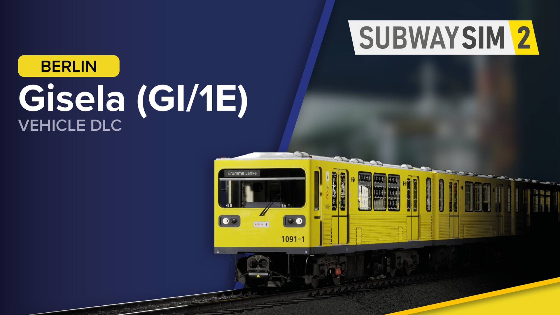 SubwaySim 2 - Berlin Vehicle DLC: Gisela (GI/1E)